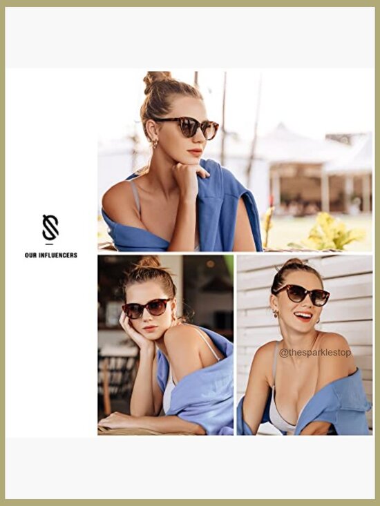 Polarized Cat Eye Sunglasses with UV400 Protection